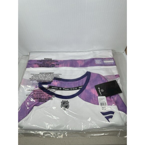 Size XL Fanatics Ottawa Senators Hockey Fights Cancer Jersey 2024 NHL NEW - Picture 2 of 3